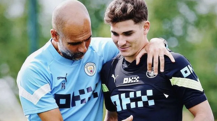 Las declaraciones de Guardiola luego de que Julián Álvarez pusiera en duda su futuro en el Manchester&nbsp;City