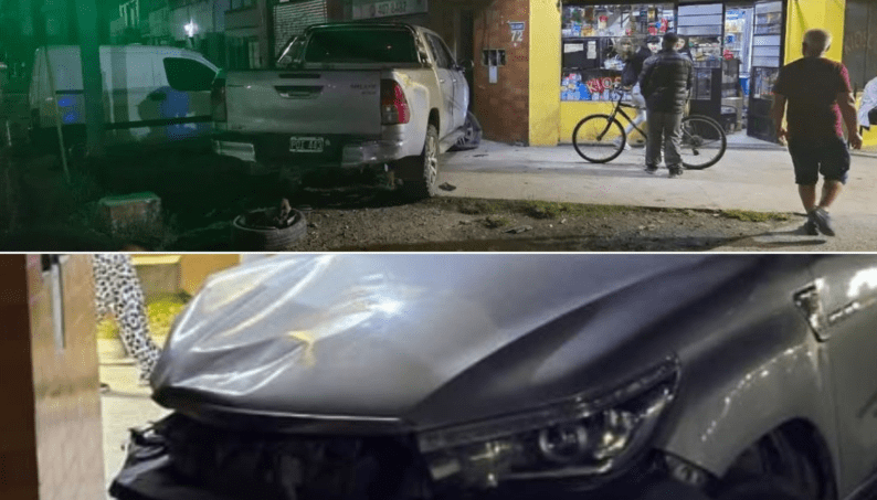 Accidente en La Plata: Camioneta choca contra kiosco y deja un&nbsp;herido
